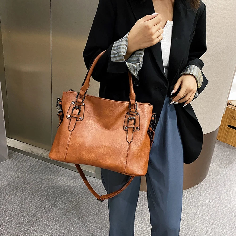 Genuine Leather Purses and Handbags for Women Tote Top Handle Shoulder Hobo Bag Satchel Ladies Crossbody Bags brown
